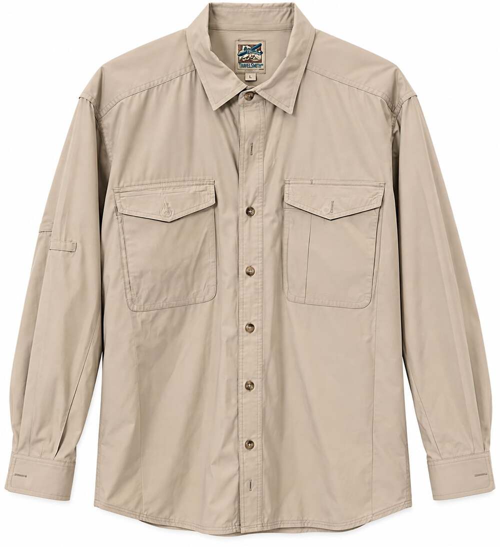 TravelSmith Men’s Style 7222 Long Sleeve Shirt X Large